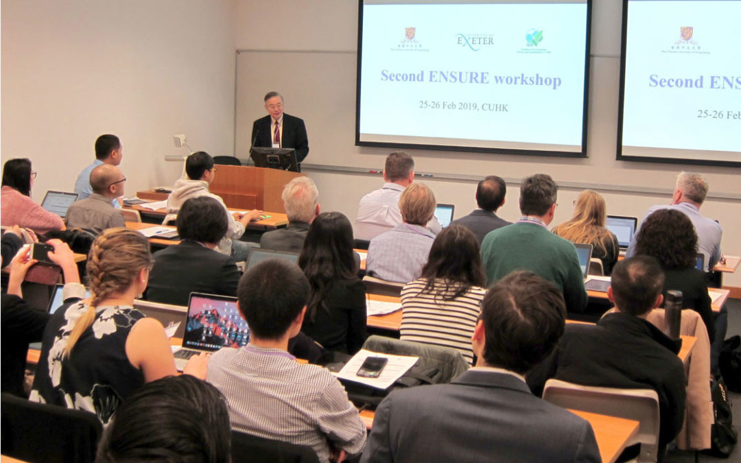 CUHK and the University of Exeter Joint Centre Holds International Workshop on Environmental Sustainability and Resilience