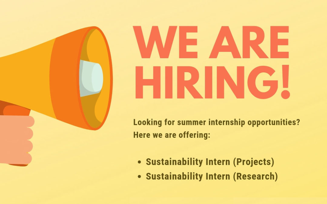 Sustainability Internship (Summer 2019)