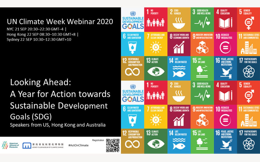 UN Climate Week Webinar 2020 ─ Looking Ahead A Year for Action towards