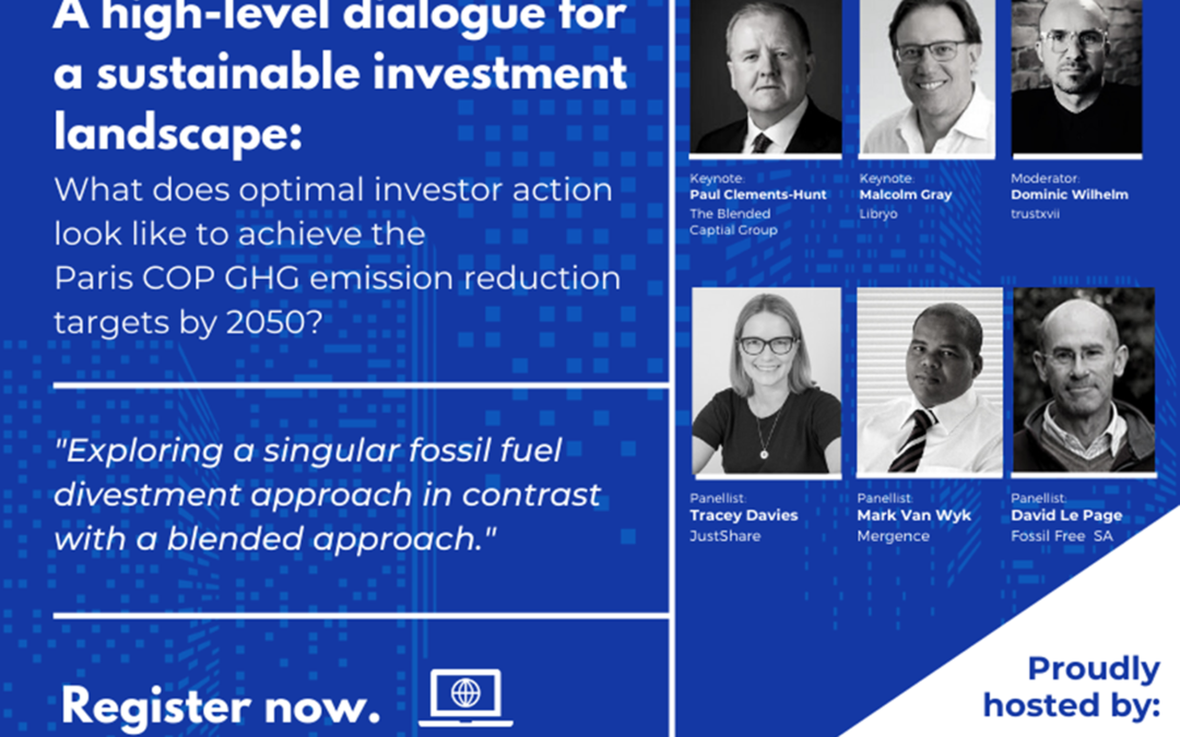 A high-level dialogue for a sustainable investment landscape