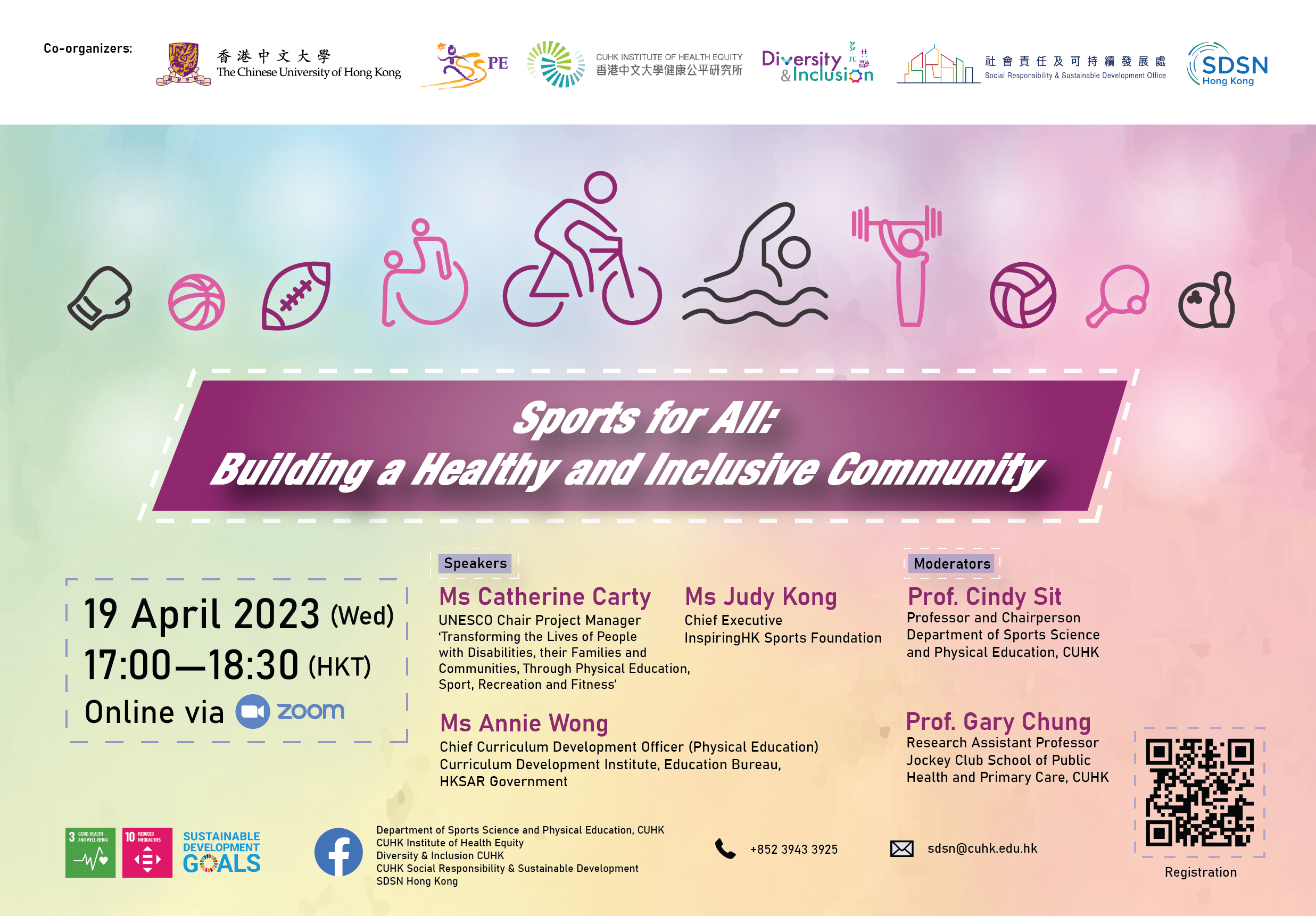 Webinar: ‘Sports for All: Building a Healthy and Inclusive Community’